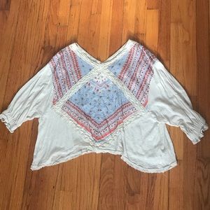 Free People Patchwork Top